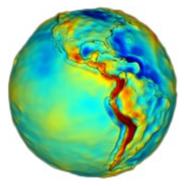 Real-time tracking of gravitational field via crowdsourcing image