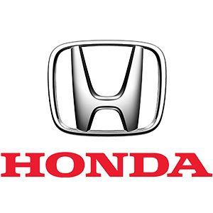 Honda Logo above the word "Honda" in red letters.