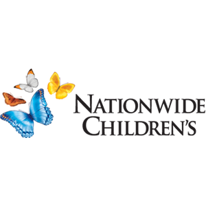 Naitonwide Children's Hospital Logo with colorful butterflies